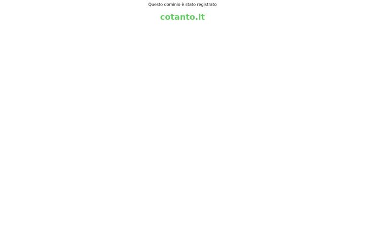 Screenshot of cotanto.it
