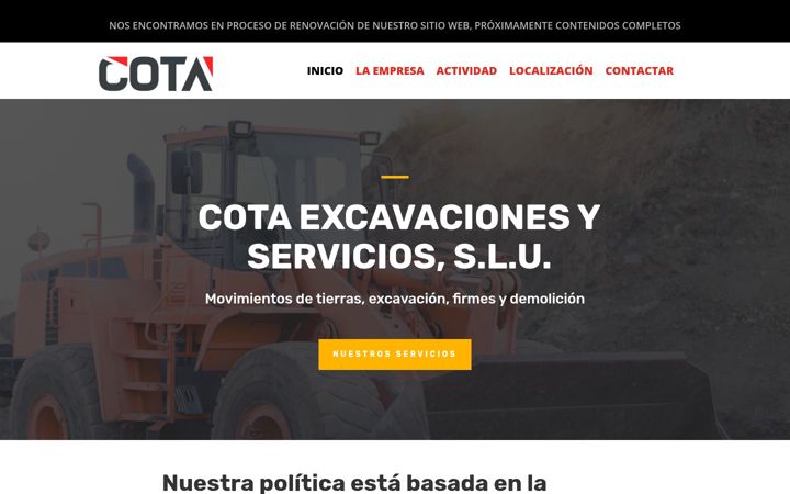Screenshot of cotasl.es