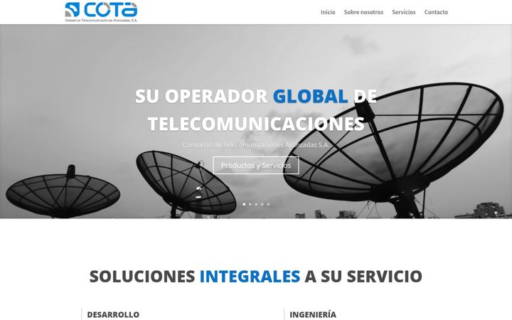Screenshot of cotatelecom.com