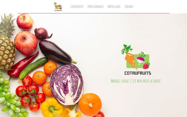 Screenshot of cotaufruits.com