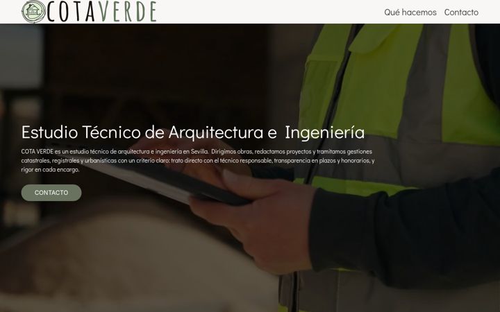 Ekrano kopija cotaverde.es