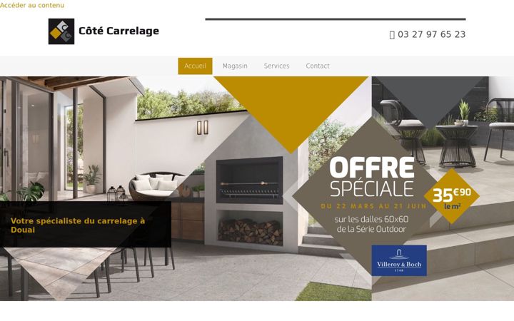 Screenshot of cote-carrelage-douai.com
