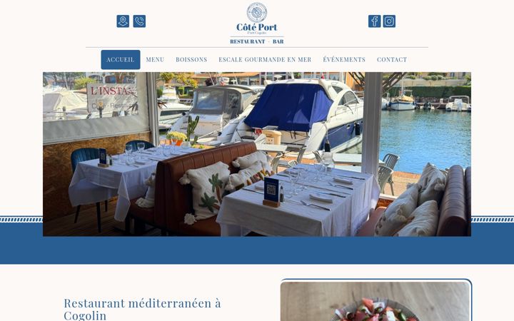 Screenshot of cote-port.fr
