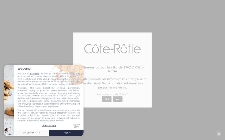 Screenshot of cote-rotie.com