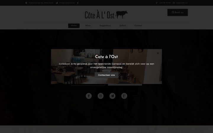 Screenshot of cotealost.be