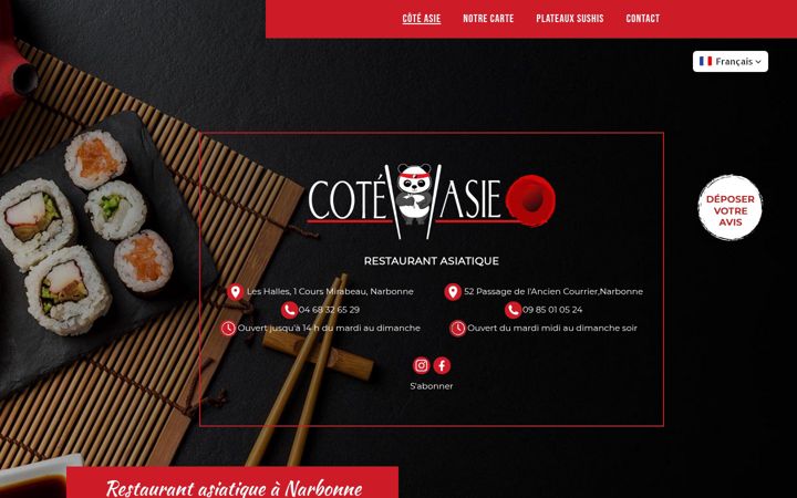 Screenshot of coteasie-11.fr
