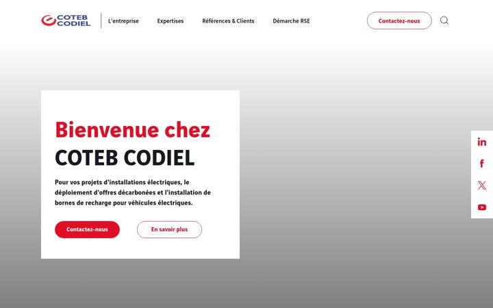 Screenshot von coteb-entreprises.fr