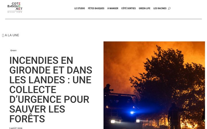 Screenshot of cotebasque.net
