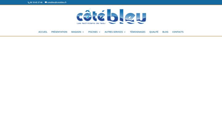 Screenshot von cotebleu.fr