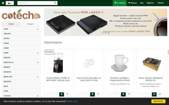 Screenshot von cotecho.cz