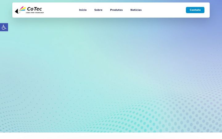 Screenshot of cotectintas.com.br
