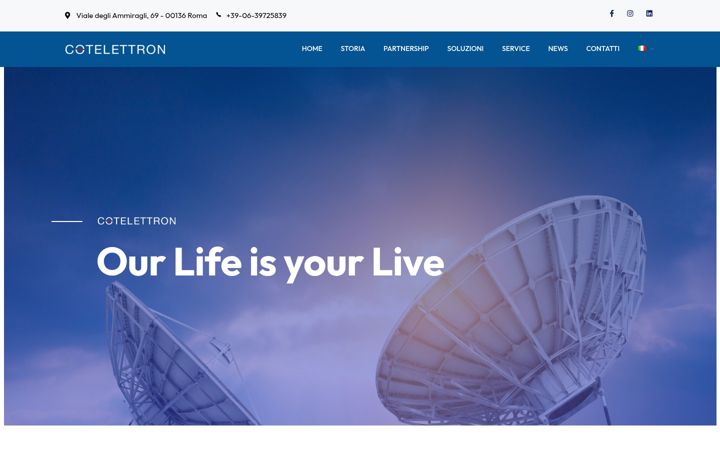 Screenshot of cotelettron.it