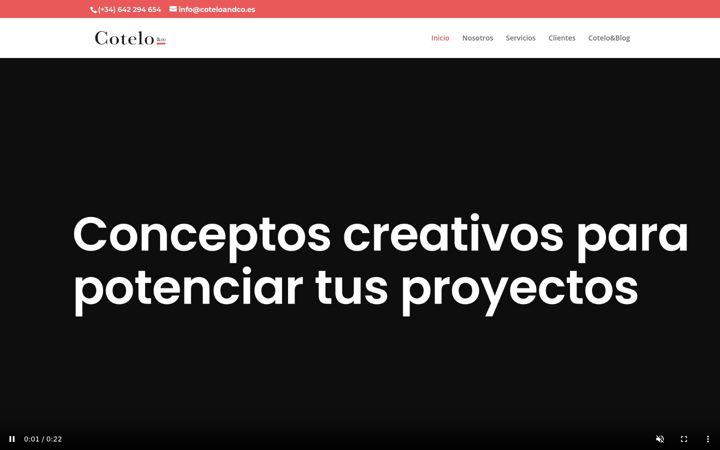 Ekrano kopija coteloandco.es