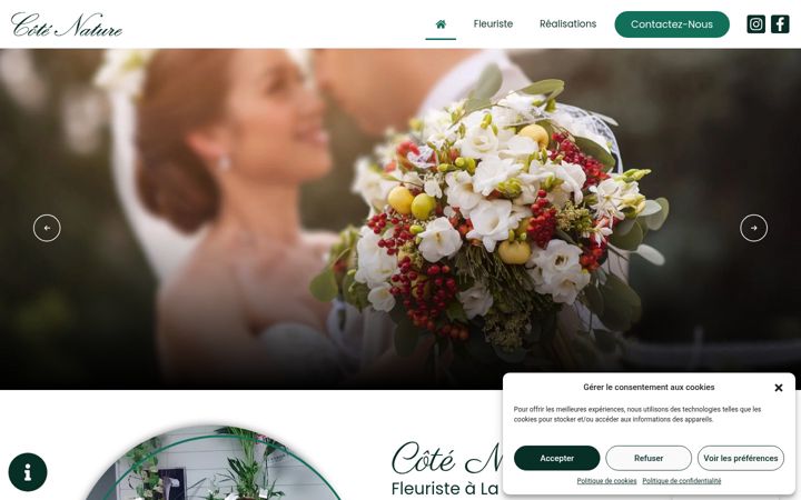 Zrzut ekranu cotenaturefleuriste.fr
