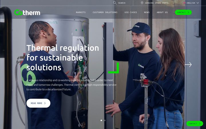 Screenshot of cotherm.com