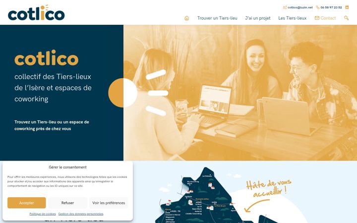 Screenshot of cotlico.fr