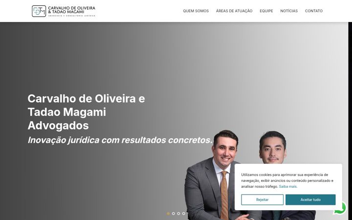 Screenshot of cotm.com.br