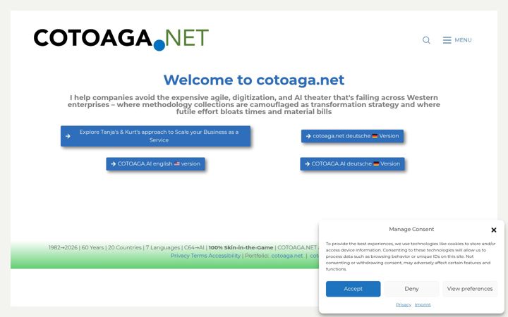 Screenshot di cotoaga.net