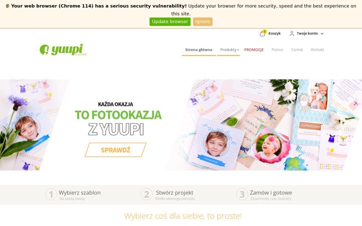 Screenshot of cotofoto.pl