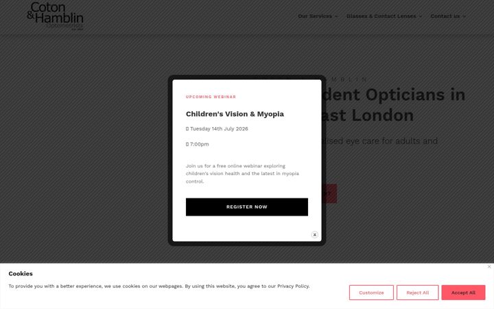 Screenshot of coton-hamblin.com