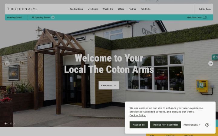 Ekrānuzņēmums no cotonarms.co.uk