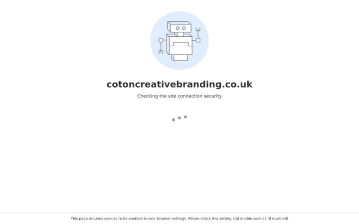 Screenshot of cotoncreativebranding.co.uk