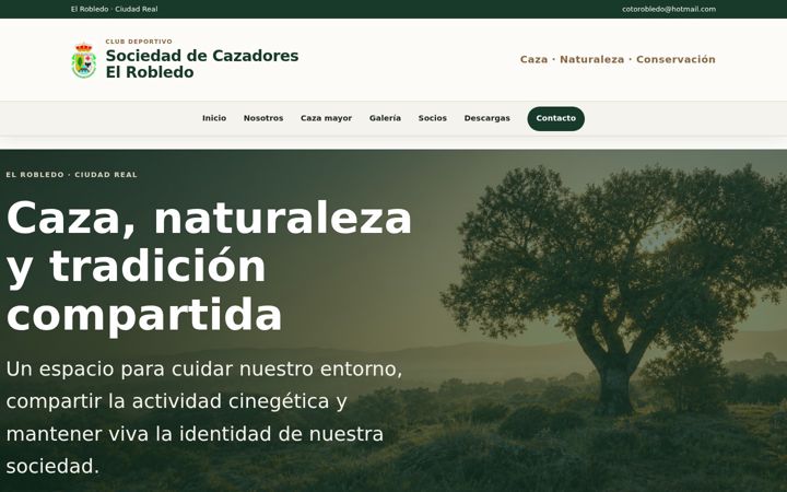 Screenshot of cotorobledo.es