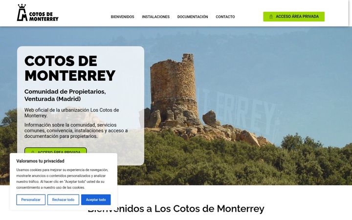 Screenshot of cotosdemonterrey.org