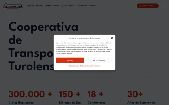 Screenshot of cotratur.es