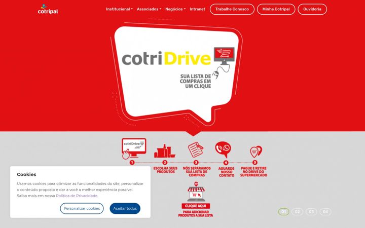 Zrzut ekranu cotripal.com.br
