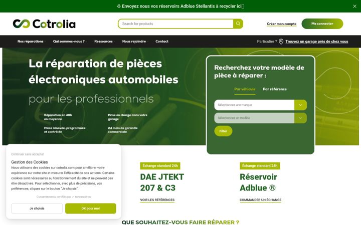 Screenshot of cotrolia.com