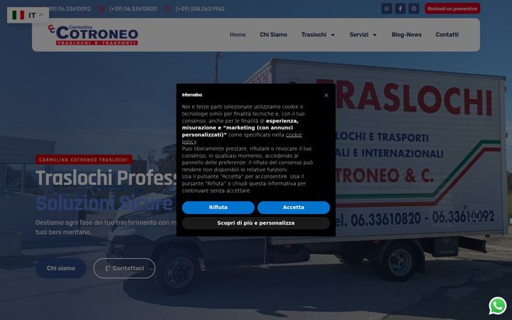 Screenshot of cotroneocarmelina.it