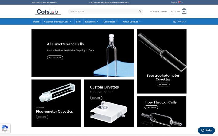 Screenshot of cotslab.com