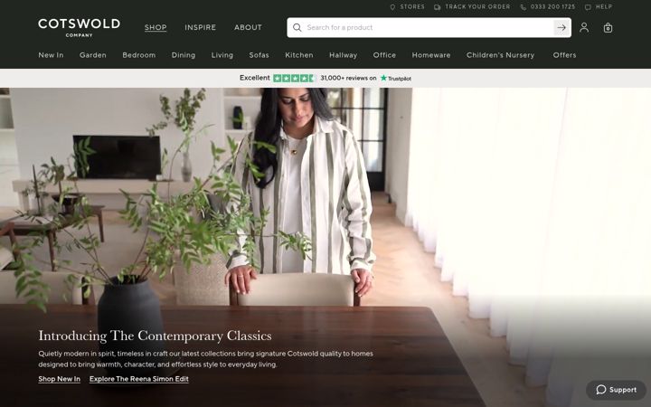 Screenshot of cotswoldco.com