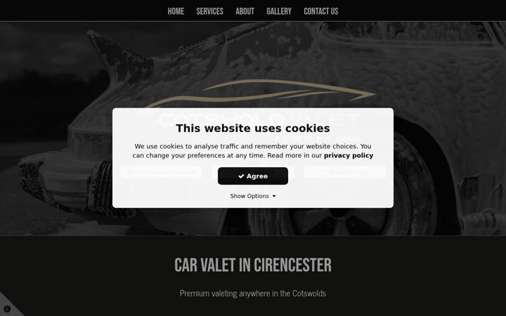 Screenshot von cotswoldvalet.co.uk