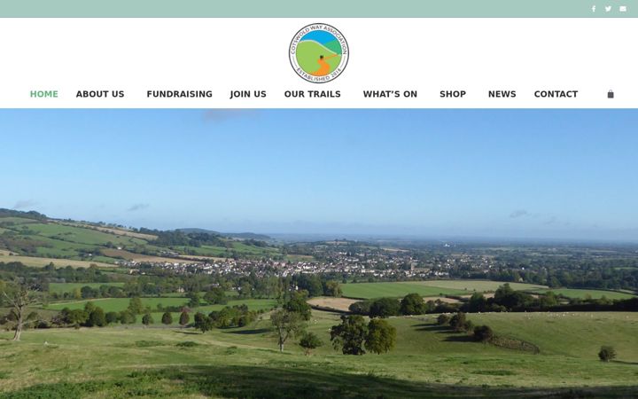 Screenshot von cotswoldwayassociation.org.uk