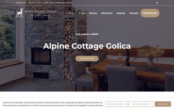 Screenshot di cottage-golica.si