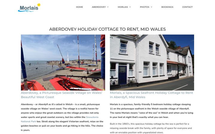 Screenshot von cottagebytheriver.co.uk
