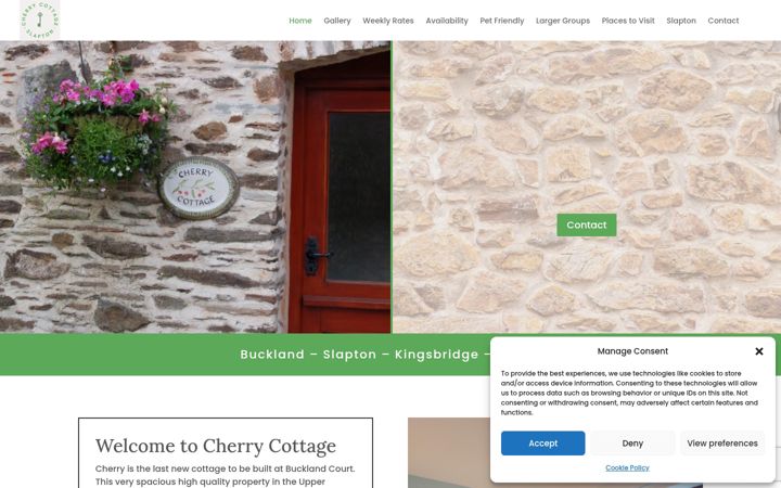 Screenshot von cottagecherry.co.uk