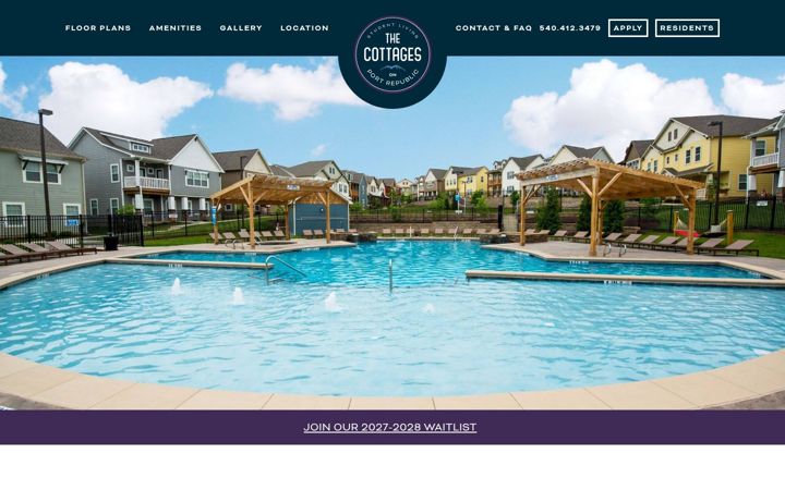 Screenshot of cottagesportrepublic.com