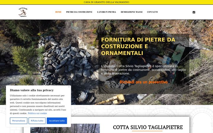 Screenshot of cottasilvio.it