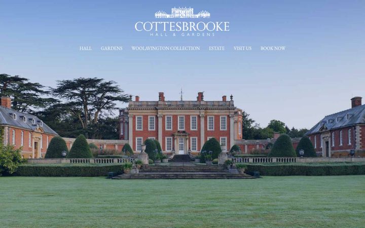 Screenshot ta' cottesbrooke.co.uk