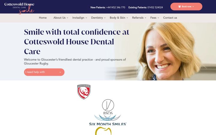 Screenshot ta' cotteswoldhouse.co.uk