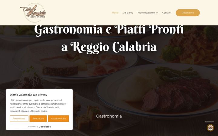 Screenshot of cottoemangiatogastronomia.it