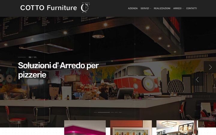 Screenshot of cottofurniture.com