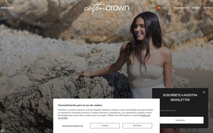Screenshot of cottoncrown.net