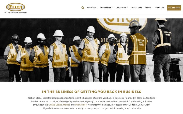 Screenshot of cottongds.com