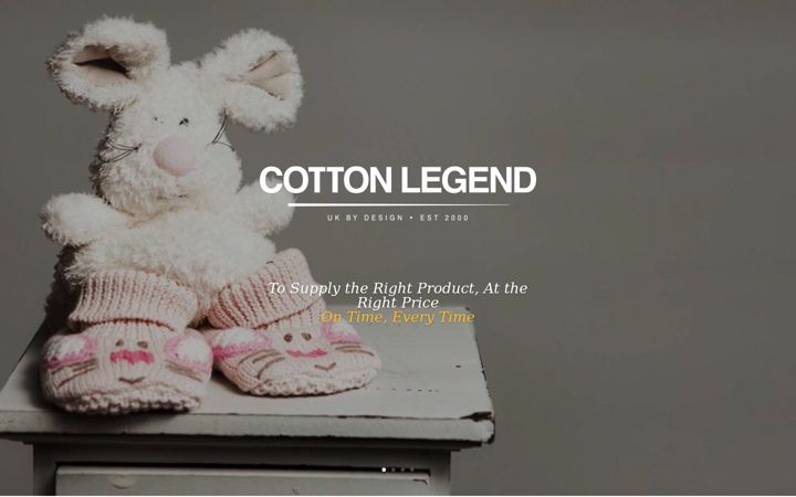 Screenshot of cottonlegend.com