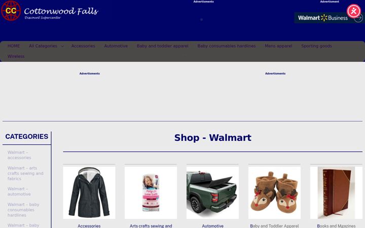 Screenshot di cottonwoodfalls.net