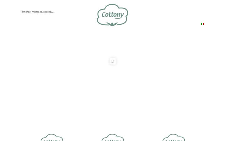 Screenshot of cottonybaby.com